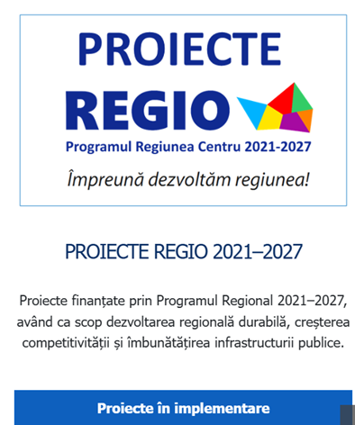 PROIECTE REGIO –